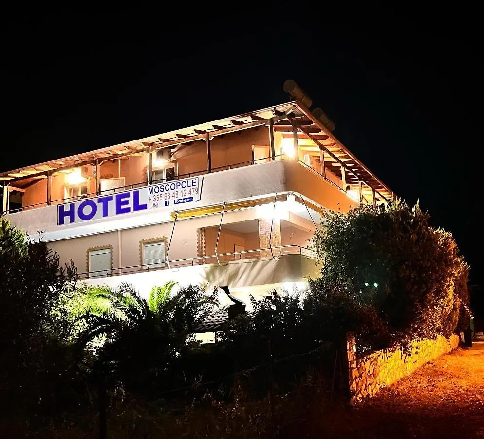 Hotel Moscopole Ksamil location